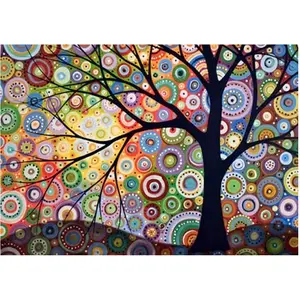 Comparateur de prix : Diamond Painting - Figured’Art - Arbre de Vie - 40x50cm - Kit Complet - Diamants Carrés