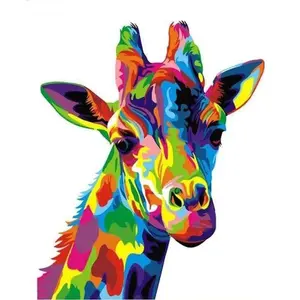 Figured'Art Girafe Pop Art