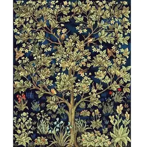 Figured'Art Peinture par Numéro Adulte Arbre de Vie - Activité Manuelle Kit de Loisir Créatif DIY Numéro d'Art Complet - 40x50cm sans châssis en bois