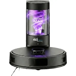 Comparateur de prix : eziclean Robot aspirateur laveur LIDAR connecté avec base de vidage AirFlow MAX