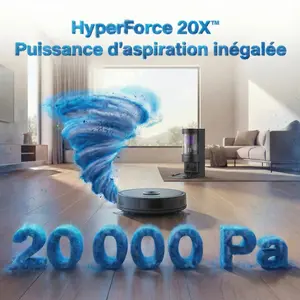 Comparateur de prix : Robot aspirateur laveur connecté avec base de vidage EZIclean® CyberFl...