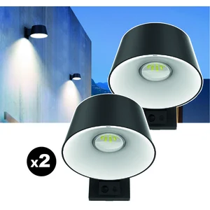 Comparateur de prix : Lot de 2 lampes solaires EZIlight® Solar Wall S28