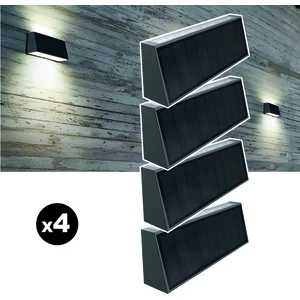 Comparateur de prix : Lot de 4 lampes solaires EZIlight® Solar Wall S31