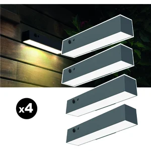 Comparateur de prix : Lot de 4 lampes solaires EZIlight® Solar Wall S24