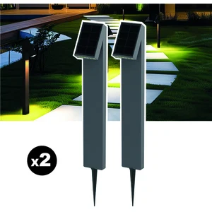 Comparateur de prix : Lot de 2 lampes solaires EZIlight® Solar Way S15