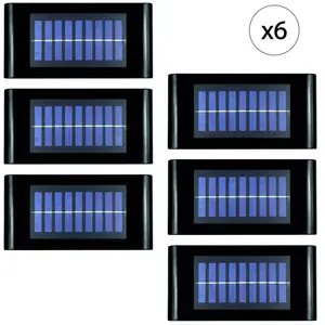 Comparateur de prix : Lot 6 Appliques murales solaire EZIlight® Solar up n down