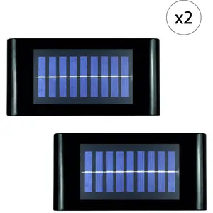 Comparateur de prix : Lot 2 Appliques murales solaire EZIlight® Solar up n down