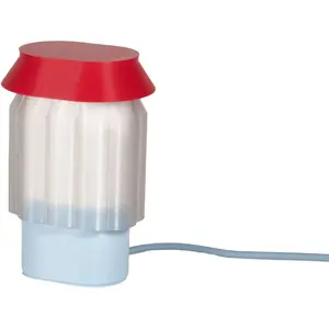 Warren & Laetitia NOUR-Lampe à poser matériaux recyclés H20cm Multicolore pas cher