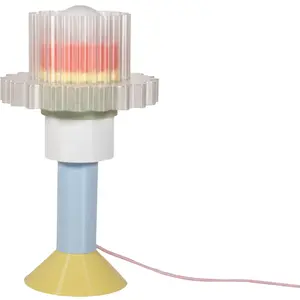 Warren & Laetitia GIGI-Lampe à poser matériaux recyclés H51cm Multicolore pas cher
