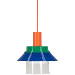 Warren & Laetitia ROMI-Suspension matériaux recyclés Ø20cm Multicolore pas cher
