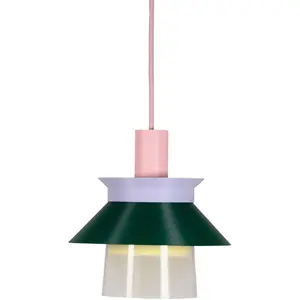 Warren & Laetitia ROMI-Suspension matériaux recyclés Ø20cm Multicolore pas cher