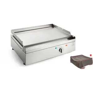 Planet - Plancha électrique en inox Chef 55 cm Avec housseVendu pardarty