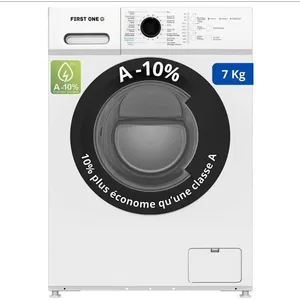 Lave-linge frontal FIRST ONE FLL71200WH - 7 Kg - 1200 tr/mn - 16 progr...