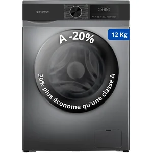 Lave-linge frontal GEDTECH GLL121400DG - 12 Kg - 1400 tr/mn - 16 progr... pas cher