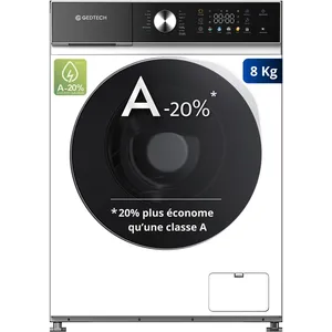 Comparateur de prix : GEDTECH Lave-linge frontal GLLPS81400WH - 8 Kg - 1400 tr/mn - 16 progr...