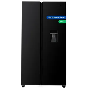 GEDTECH Réfrigerateur américain GSBS510BL 510L (324L + 181L) - No Fro... pas cher