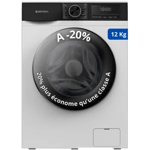Lave-linge frontal GEDTECH GLL121400WH - 12 Kg - 1400 tr/mn - 16 progr... pas cher
