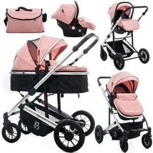 BEBELISSIMO - Poussette combinée trio 3 en 1 - siège auto 0m   nacelle...