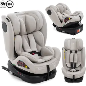 Bebelissimo - siège auto isofix - pivontant 360 ° - 40-150 cm - 0-36k... pas cher