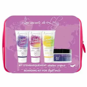 LES SECRETS DE LOLY Trousse Voyage - Rituel soin cheveux crépus Vendu parcdiscount