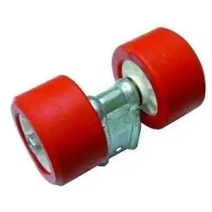 IMLINE Ensemble de galets rouges diam 100 sur balancier PM 30x30 pas cher