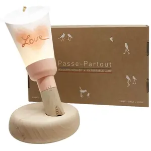 Coffret lampe nomade 5 en 1 Sweet Love-Rose poudré