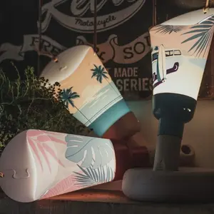 Coffret lampe nomade 5 en 1 - Tropical Mood - Rose poudré pas cher