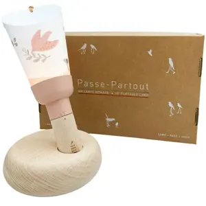 Coffret lampe nomade 5 en 1 Paloma-Rose poudré