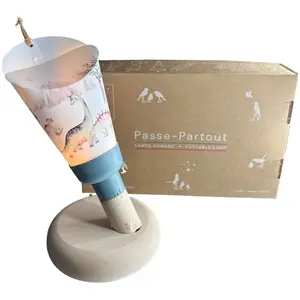 Coffret lampe nomade 5 en 1 Dinosauria-Bleu glacier