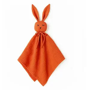 Papate Doudou Lange En Coton Bio Fraise pas cher