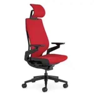 Comparateur de prix : Chaise de Bureau Steelcase Gesture avec appui-tête Rouge