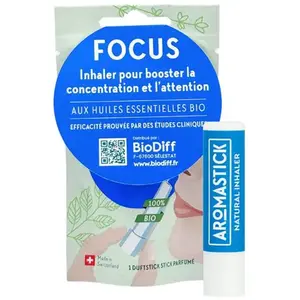 Aromastick Focus Inhaleur d'huiles essentielles Bio Concentration pas cher