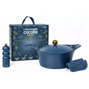 Cookut - Cocotte  Coffret Noel L'incroyable 28cm Myrtille