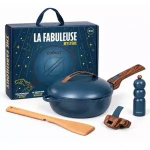 Cookut - Poêle  La Fabuleuse 24cm Myrtille Edition Noel