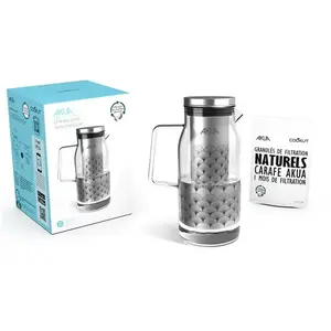 Pichet COOKUT en verre Inox Filtrante pas cher