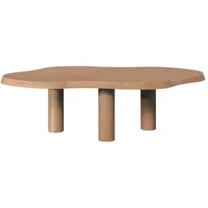 Gabrielle Paris - Table basse en chêne naturel Chêne taille unique pas cher