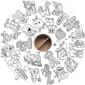 Drawin'Kids Recharge de 20 feuilles X OMY pour Drawin'table XXL (90 cm) pas cher