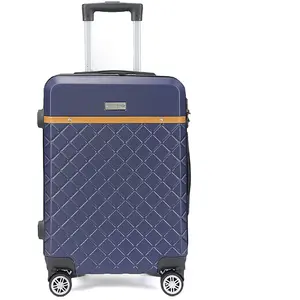 Maison Héritage - Valise Cabine 4 roues doubles Odeon 55 cm bleu marin... pas cher