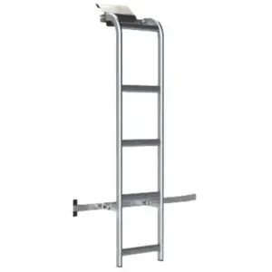 M.t.s. Echelle Fixe Aluminium Sur Porte Droite pas cher