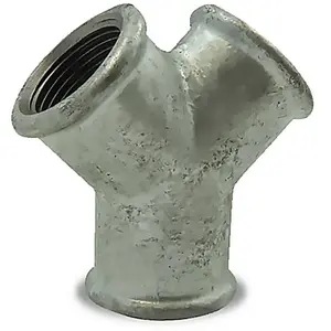 MULTITANKS Distributeur 'y' f/f/f en fonte maléable 1/2'' pas cher