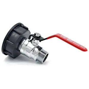 MULTITANKS Raccord S60x6 avec robinet en laiton à boisseau sphérique s...Vendu paramazon