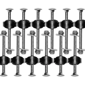 Comparateur de prix : Lot 12 x kit Vis 75mm Pour Trampoline Montant 25mm et Pied 38mm