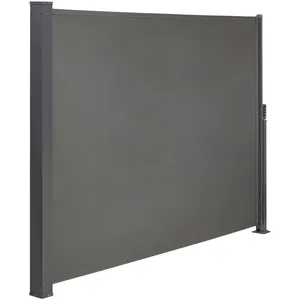 Comparateur de prix : Canopée Paravent extérieur rétractable Brise vue enroulant gris H1.8XL3m