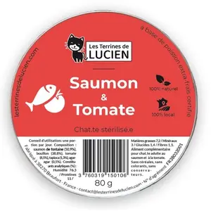 Terrines de Lucien - Saumon et Tomates pas cher