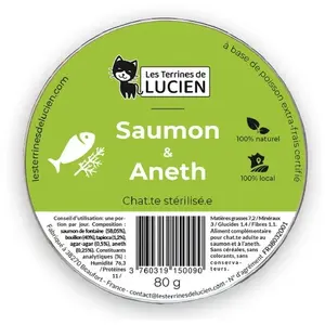 Terrines de Lucien - Saumon et aneth pas cher