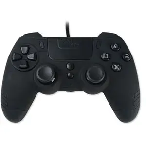 Comparateur de prix : Manette filaire Steelplay Slimpack pour PS4 PS3 PC Noir