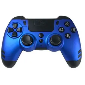 Comparateur de prix : Stellplay Steelplay Slimpack - Manette sans Fil 2,4 GHz, Compatible PS4/PC Bleu