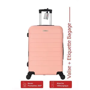 Valise Grande Taille - ADC - 75cm - ABS - 4 Roues 360° - 94L pas cher