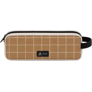 Zakuw Trousse scolaire Zoé caramel pas cher