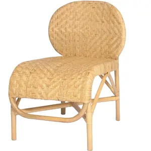 POPUS EDITIONS - Chaise VESTI - Beige - Rotin pas cher